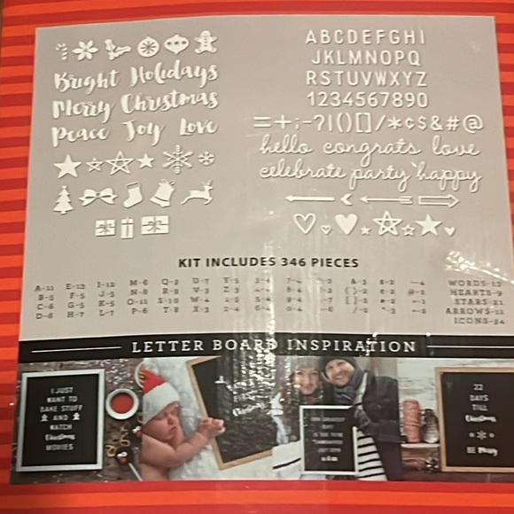 New Urban House 11x14 White Holiday Letter Board - Picture 5 of 8